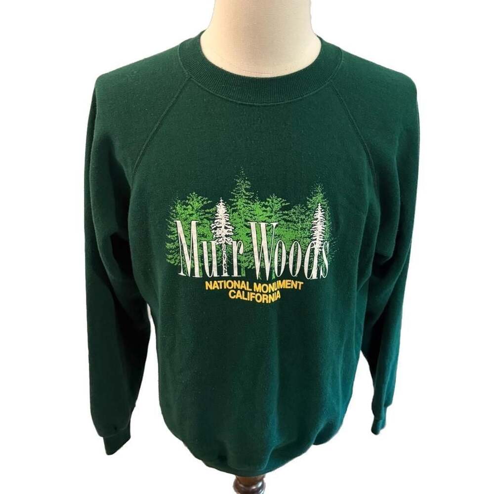 Vintage Muir Woods National Monument California Crewneck Sweatshirt XL